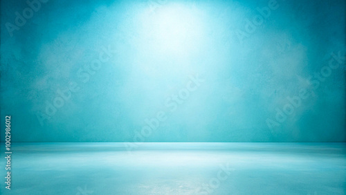 blur abstract soft blue studio and wall background 