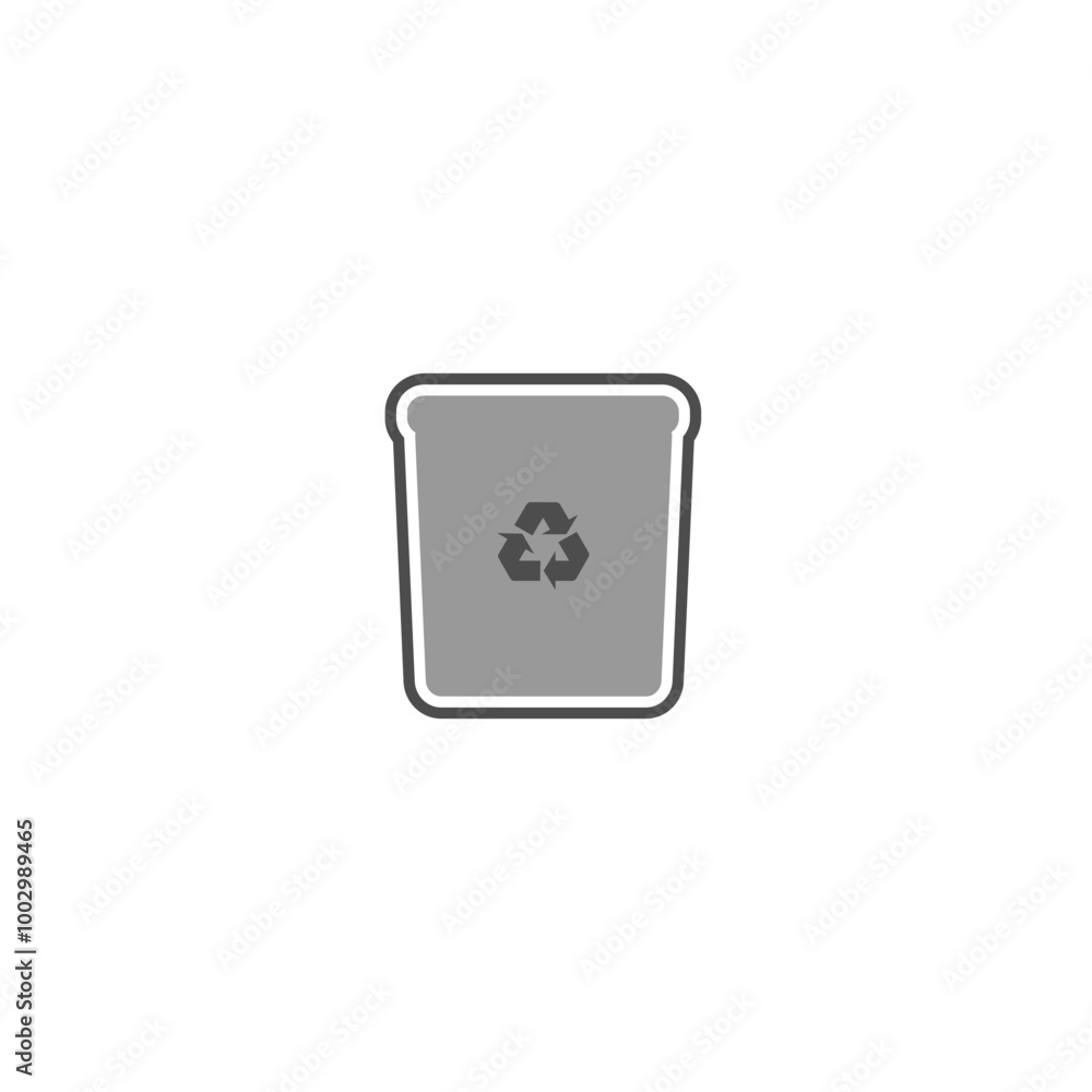 Waste recycling, plastic, glass, paper recycling grey icon. Environment and environmental protection. Waste recycling, plastic, glass, paper recycling grey icon. Environment and environmental protection.