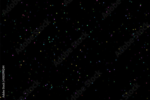 black background with hundreds of small equally sized circles in a variety of colors photo