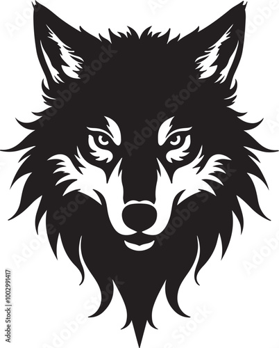 Wolves head Vector