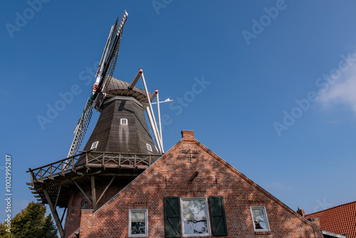 warfendorf in der ostfriesischen Krummhörn photo