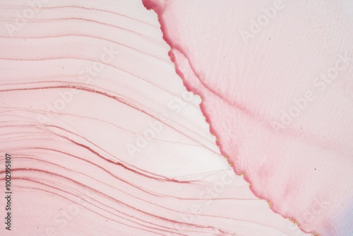 Wallpaper Mural Original artwork photo of marble ink abstract art. High resolution photograph from exemplary original painting. Abstract painting was painted on HQ paper texture to create smooth marbling pattern. Torontodigital.ca