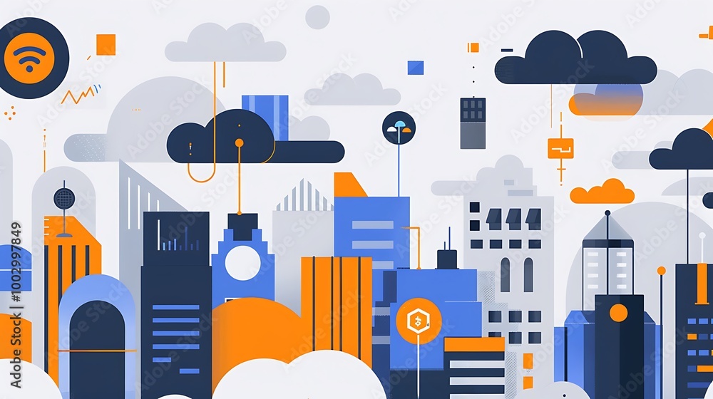 Obraz premium Examine the transformation of modern industries through cutting-edge technology.