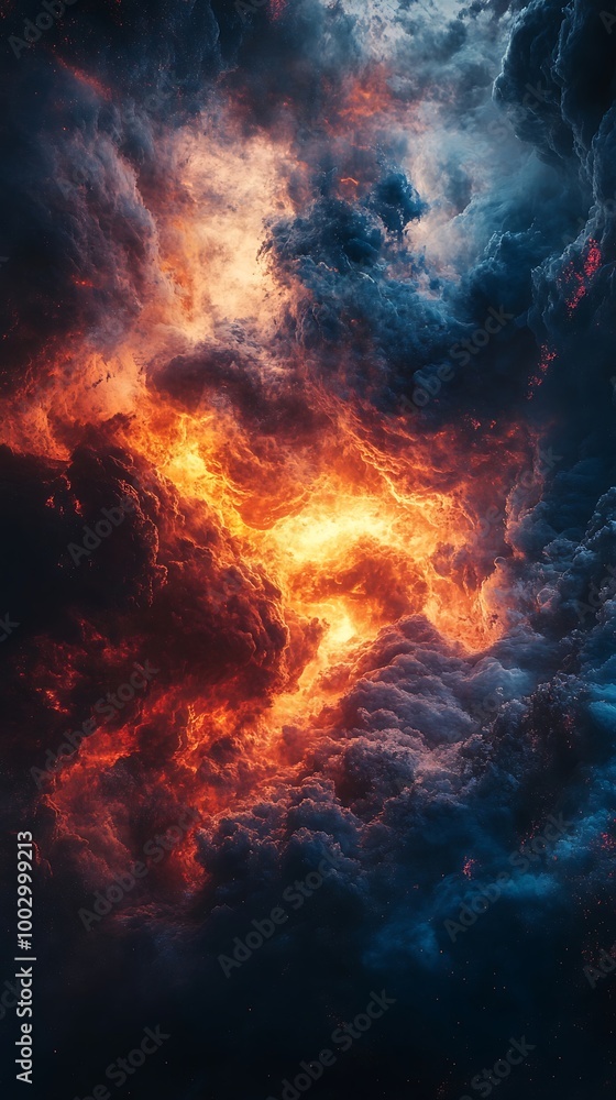 Towering mountain peaks cloaked in enchanting mist and wispy cloud formations image Towering mountain peaks cloaked in enchanting mist and wispy cloud formations image