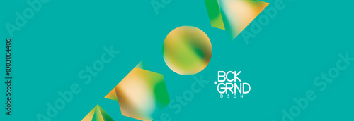 Fluid color geometric shapes abstract background. Vector Illustration For Wallpaper, Banner, Background, Card, Book Illustration, landing page