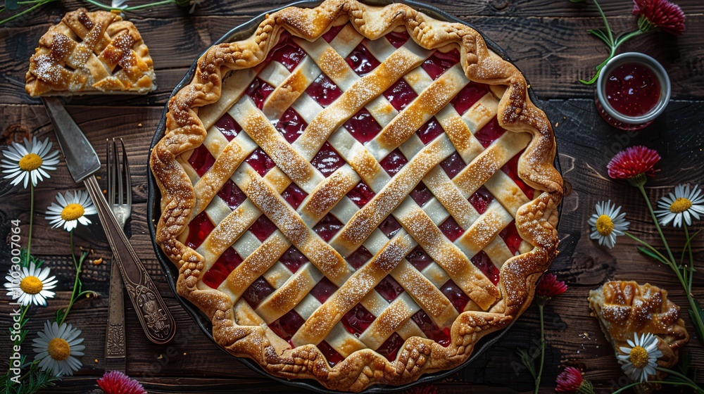 Delicious Homemade Cherry Pie Delicious Homemade Cherry Pie