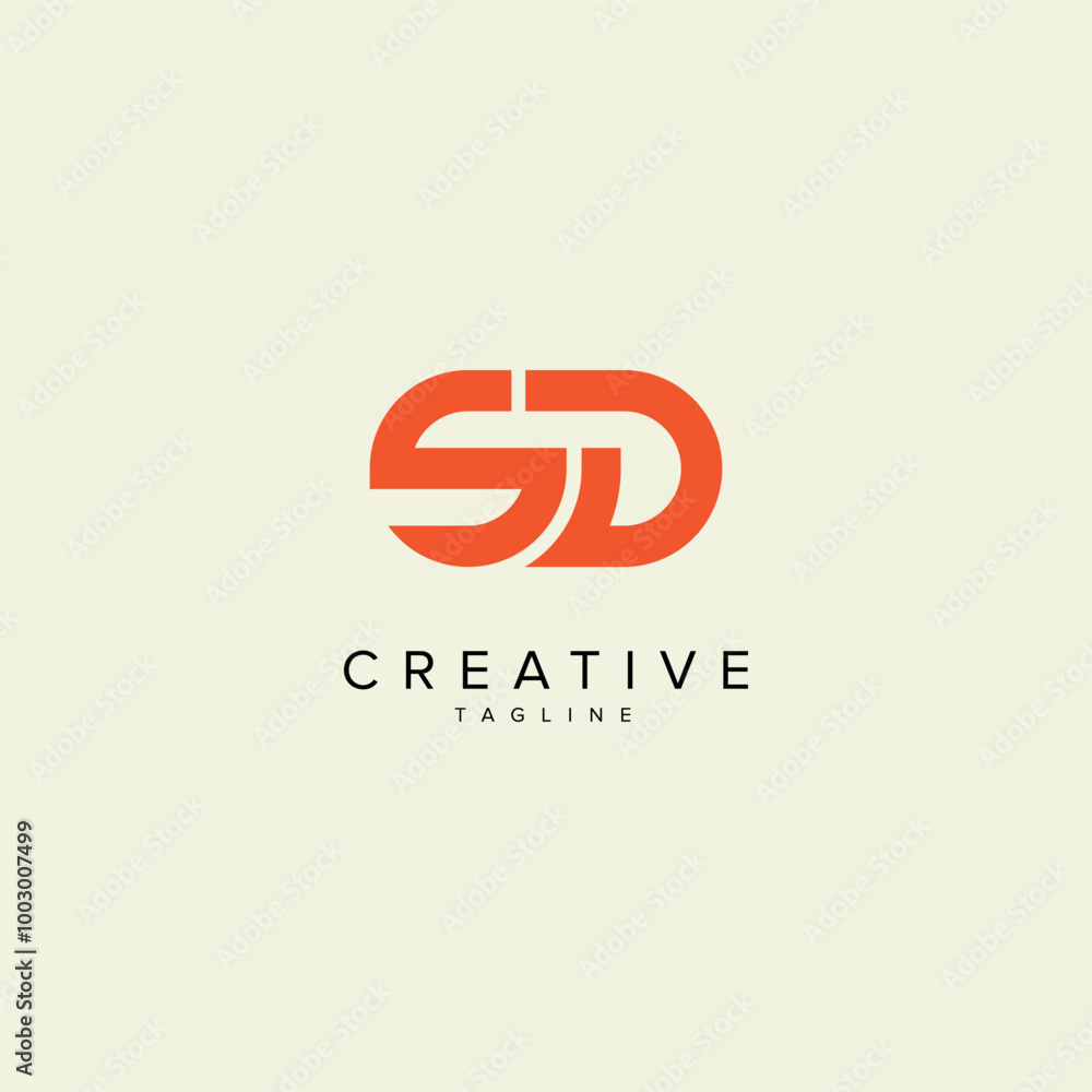 Abstract SD DS Letter Modern Monogram Style Logo Design. Initial vector template. Abstract SD DS Letter Modern Monogram Style Logo Design. Initial vector template.