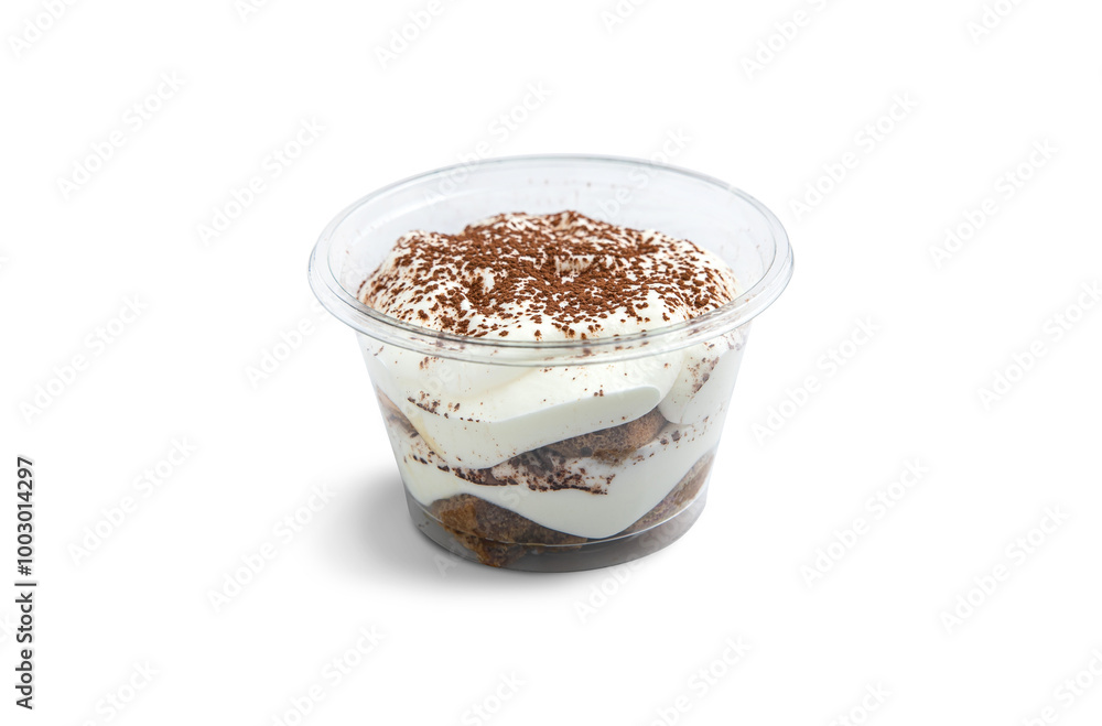 Delicious chocolate tiramisu. Close up Delicious chocolate tiramisu. Close up