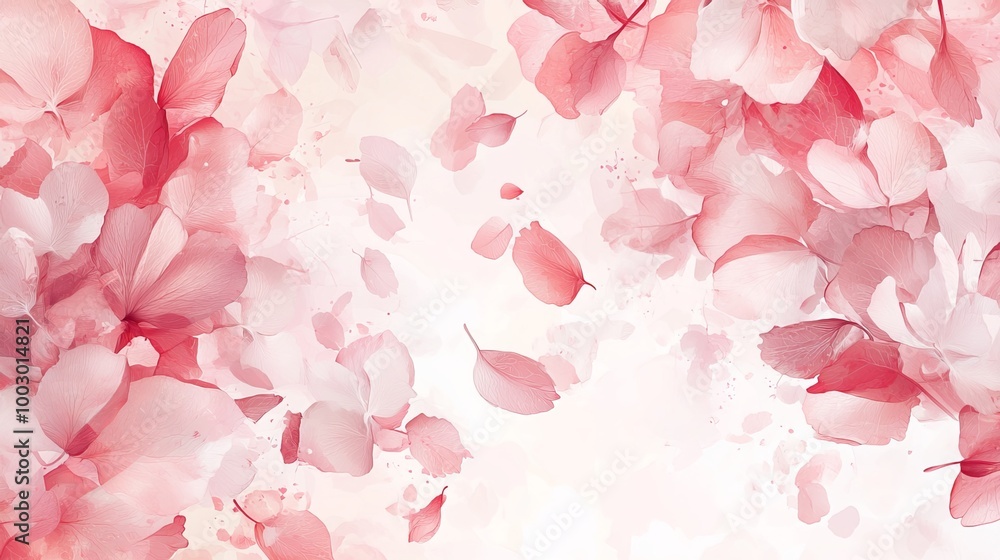 Soft and romantic background with dusty rose and light pink hues. Delicate flower petals evoke the fragrance of cherry blossoms. Perfect for Valentine's Day, birthdays, or weddings Soft and romantic background with dusty rose and light pink hues. Delicate flower petals evoke the fragrance of cherry blossoms. Perfect for Valentine's Day, birthdays, or weddings
