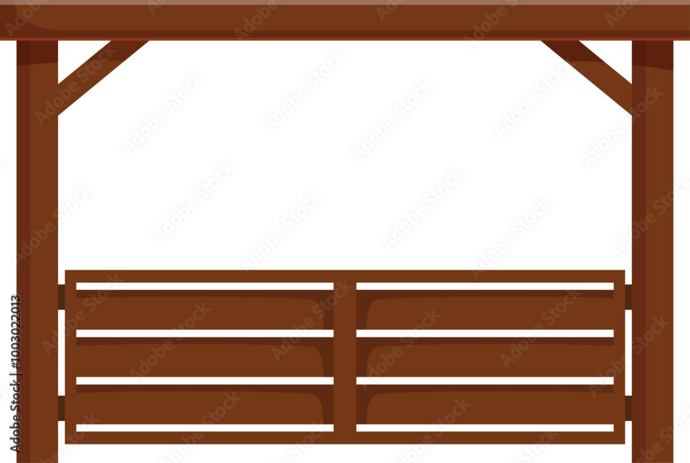 This wooden gate is waiting to be opened to let visitors in This wooden gate is waiting to be opened to let visitors in