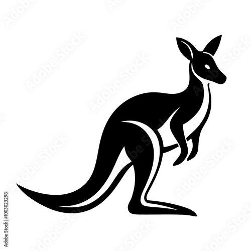 kangaroo illustration Vector 