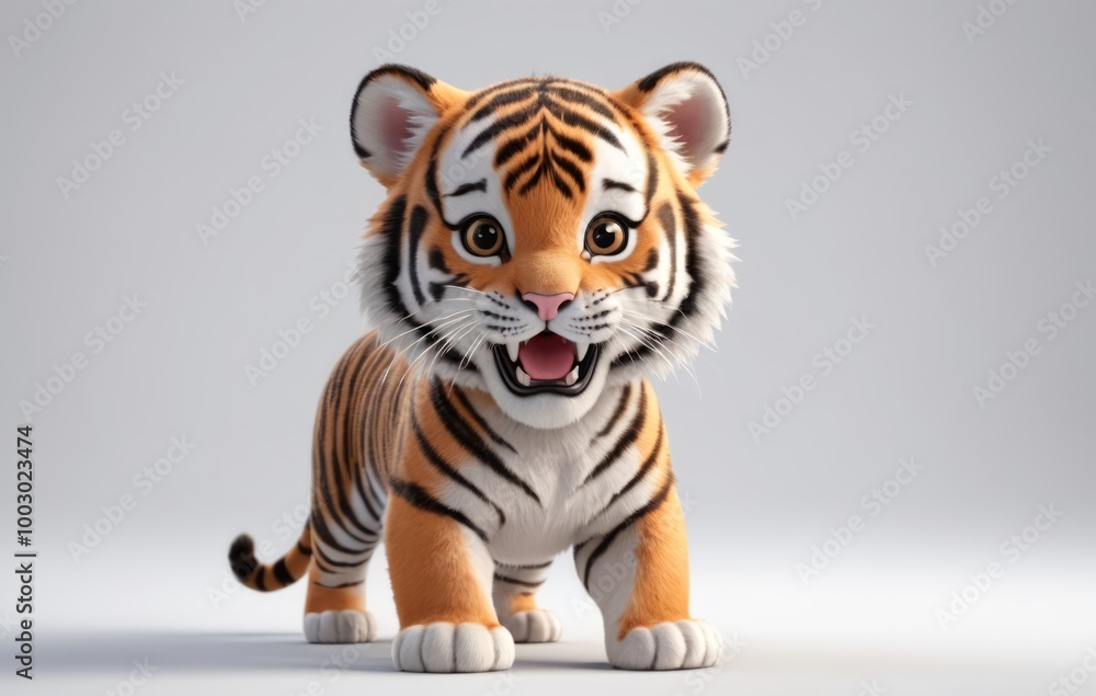 Obraz premium tiger cub