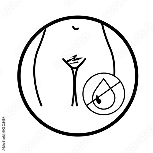 women intimate wash icon vector eps