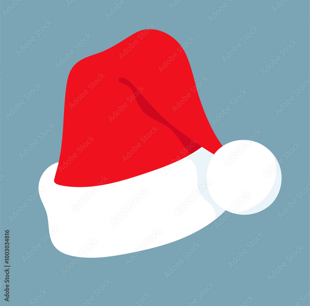Vector illustration of Santa Hat design element Vector illustration of Santa Hat design element