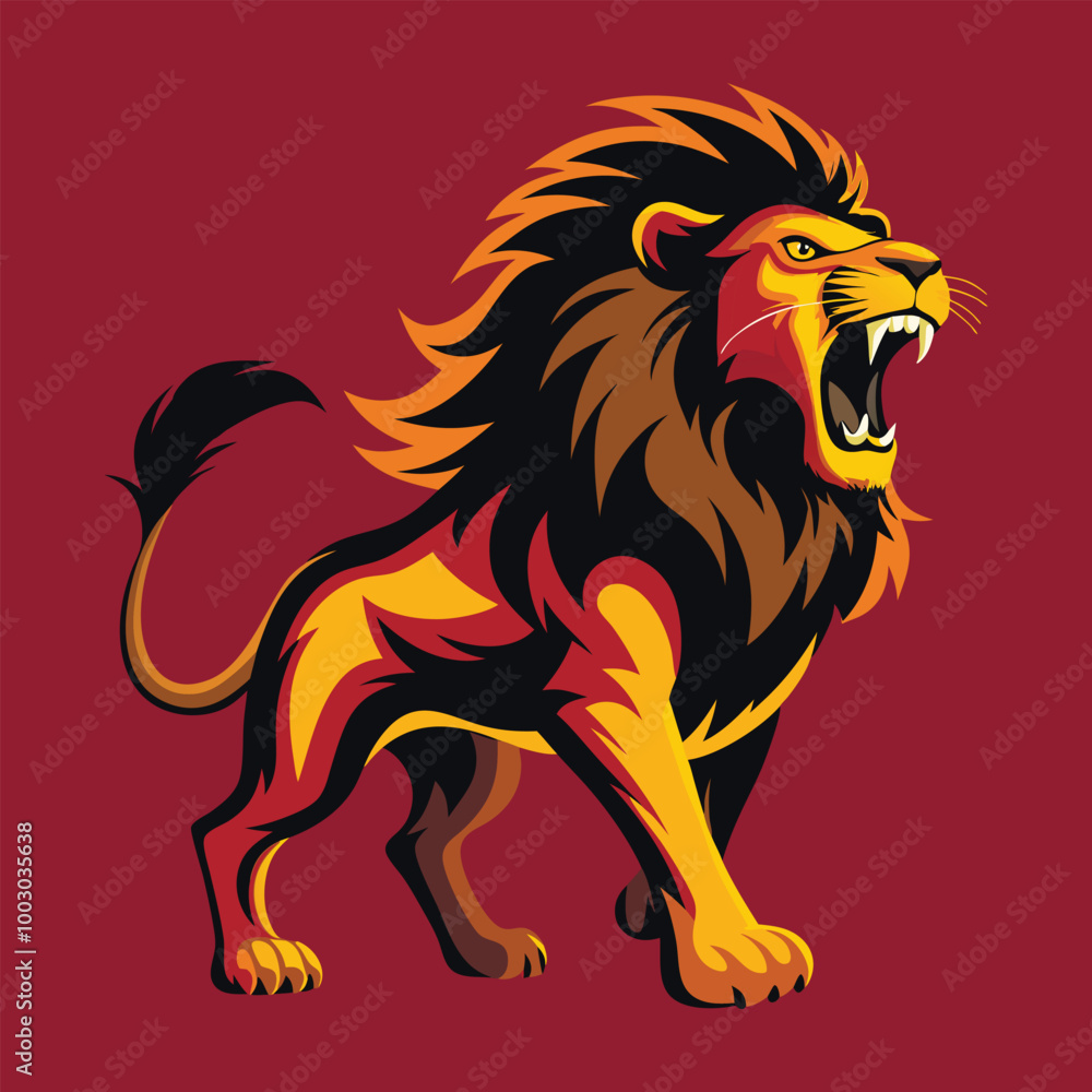 lion roaring silhouette lion roaring silhouette