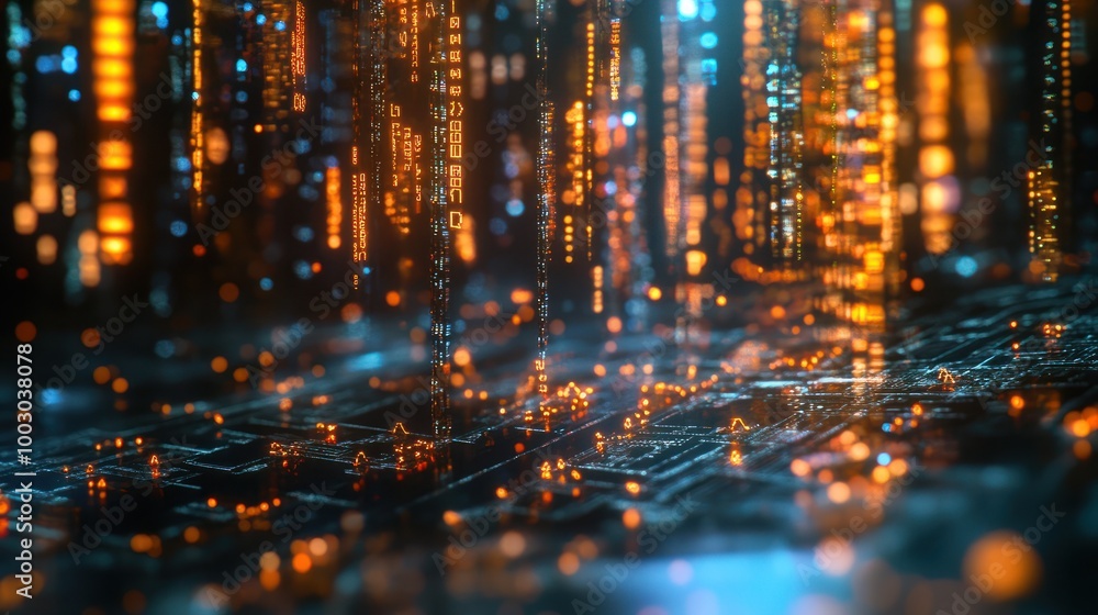 Depict the breaking of traditional codes by quantum computing Depict the breaking of traditional codes by quantum computing
