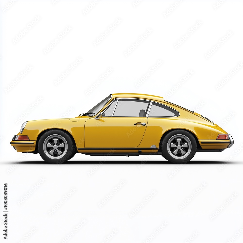 Car isolated on white.