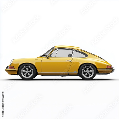 Car isolated on white.