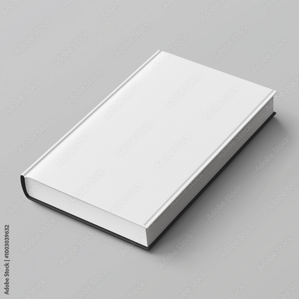 Blank book isolated on grey to replace your design. Blank book isolated on grey to replace your design.