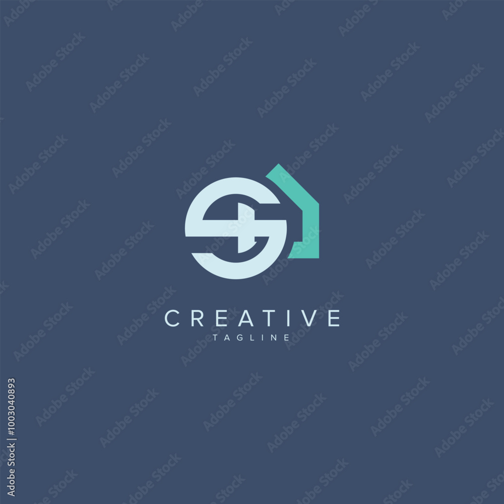 Abstract House logo design. Initial S letter concept. Abstract House logo design. Initial S letter concept.