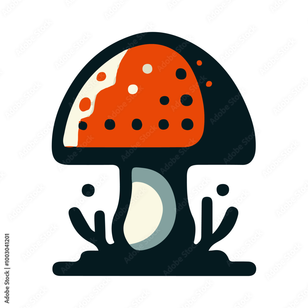 Mushroom Icon Vector Design Element: Cute and Detailed Graphics for Nature and Food Illustrations Mushroom Icon Vector Design Element: Cute and Detailed Graphics for Nature and Food Illustrations