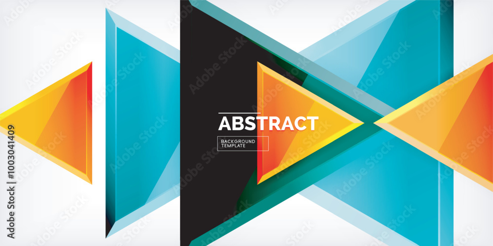 Triangle glass shapes geometric abstract background. Vector Illustration For Wallpaper, Banner, Background, Card, Book Illustration, landing page Triangle glass shapes geometric abstract background. Vector Illustration For Wallpaper, Banner, Background, Card, Book Illustration, landing page
