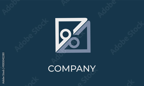 Minimalist Architect Logo with Geometric Precision