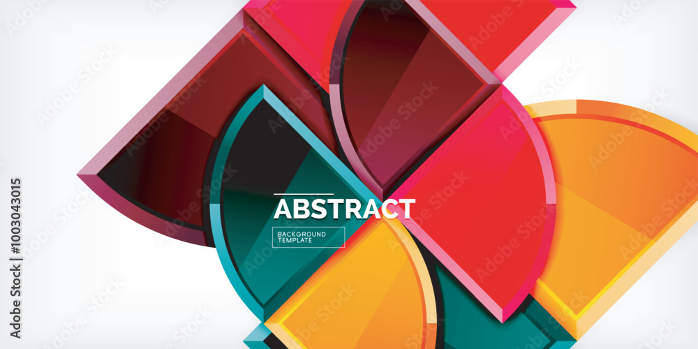 Glossy circles geometric background. Vector Illustration For Wallpaper, Banner, Background, Card, Book Illustration, landing page Glossy circles geometric background. Vector Illustration For Wallpaper, Banner, Background, Card, Book Illustration, landing page