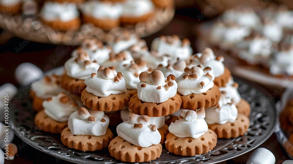 Numerous marshmallow cookies cakes closer to home Numerous marshmallow cookies cakes closer to home