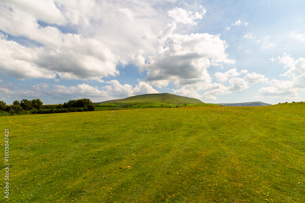 Beautiful UK Green Hills. Hay bluff or Penybegwn in Welsh landscape. Beautiful UK Green Hills. Hay bluff or Penybegwn in Welsh landscape.