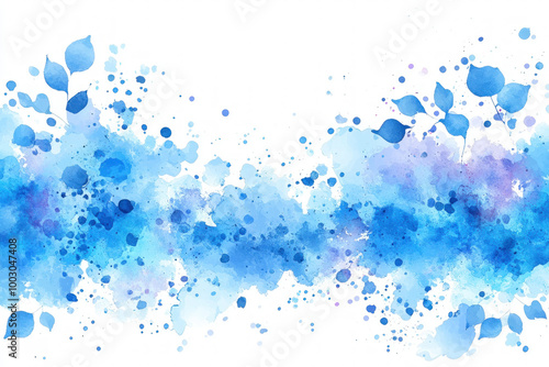 blue watercolour background