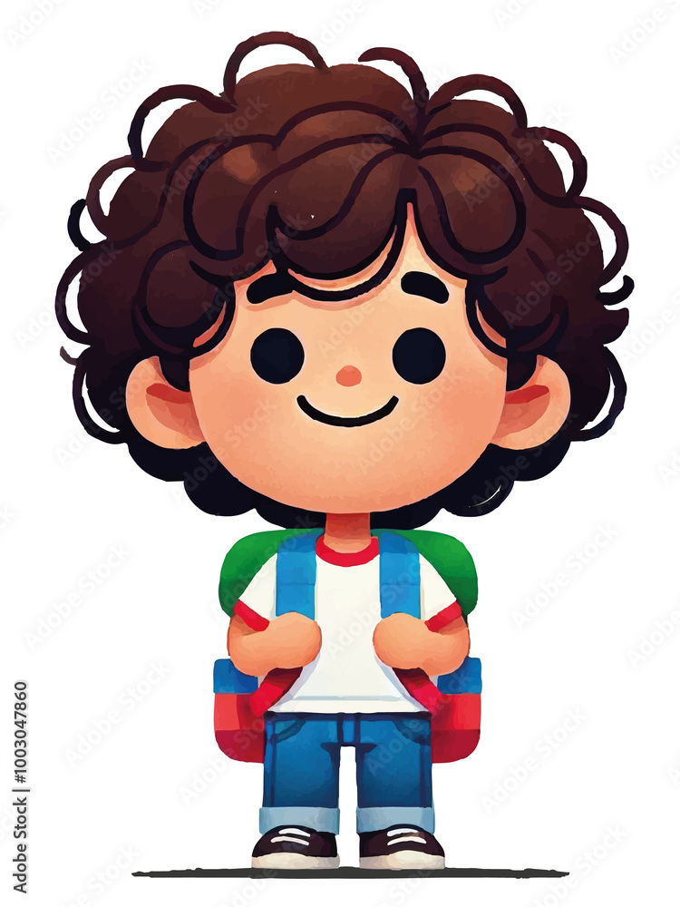 Boy back to school PNG (Made with AI and then turned into PNG) Boy back to school PNG (Made with AI and then turned into PNG)