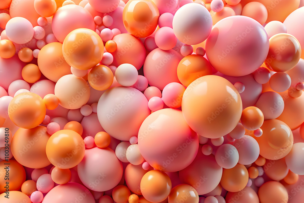 Peachy Keen: Abstract Delight of Spheres Peachy Keen: Abstract Delight of Spheres