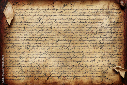 vintage script background