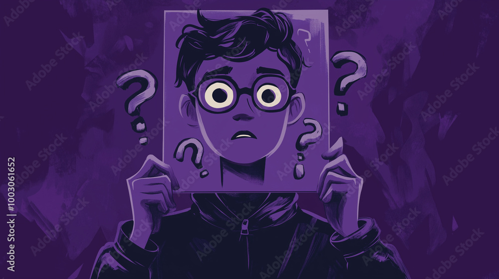 Person Holding Illustration of Their Face Surrounded by Question Marks
Person Holding Illustration of Their Face Surrounded by Question Marks