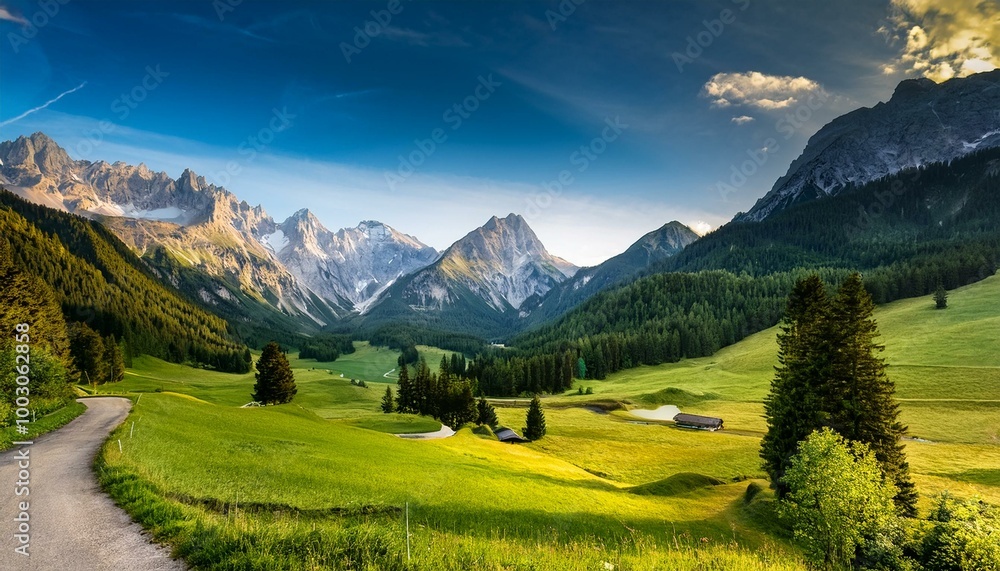 Fototapeta premium panorama of the mountains