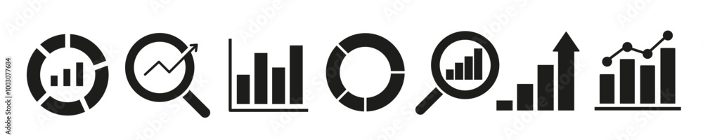 Statistics icon. Statistics icon set. Statistics icon. Statistics icon set.