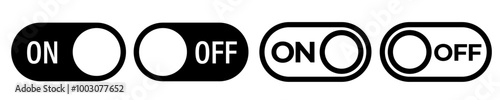 Switch button icon. Switch toggle
