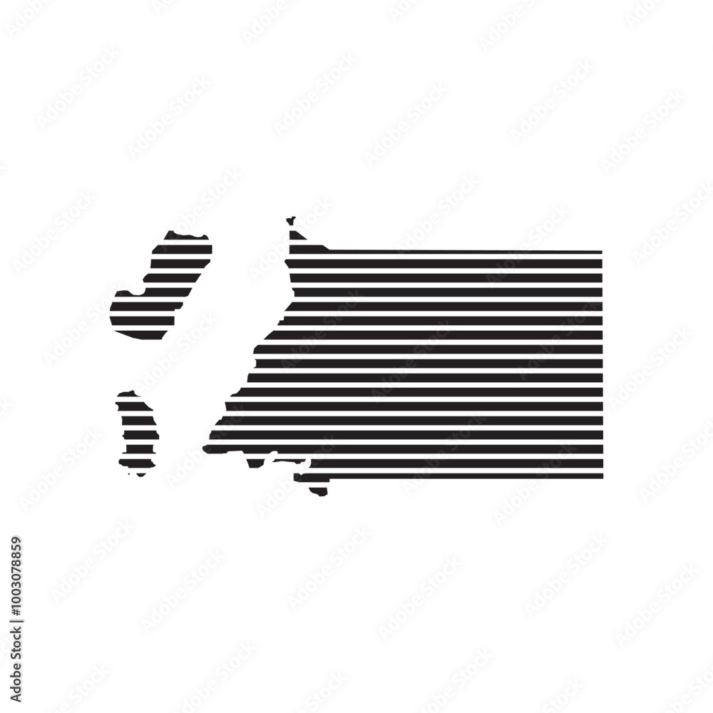 Equatorial Guinea Map Icon Equatorial Guinea Map Icon