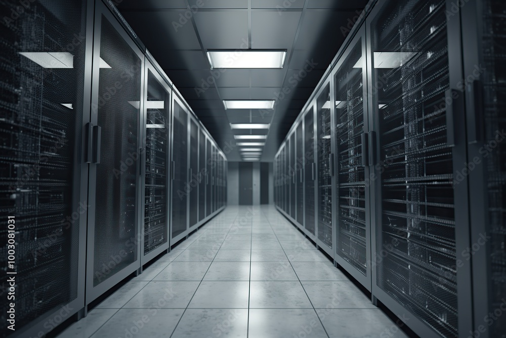 empty modern server room empty modern server room