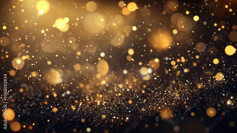golden christmas particles and sprinkles for a holiday celebration like christmas or new year. shiny golden lights. wallpaper background for ads or gifts wrap and web design golden christmas particles and sprinkles for a holiday celebration like christmas or new year. shiny golden lights. wallpaper background for ads or gifts wrap and web design