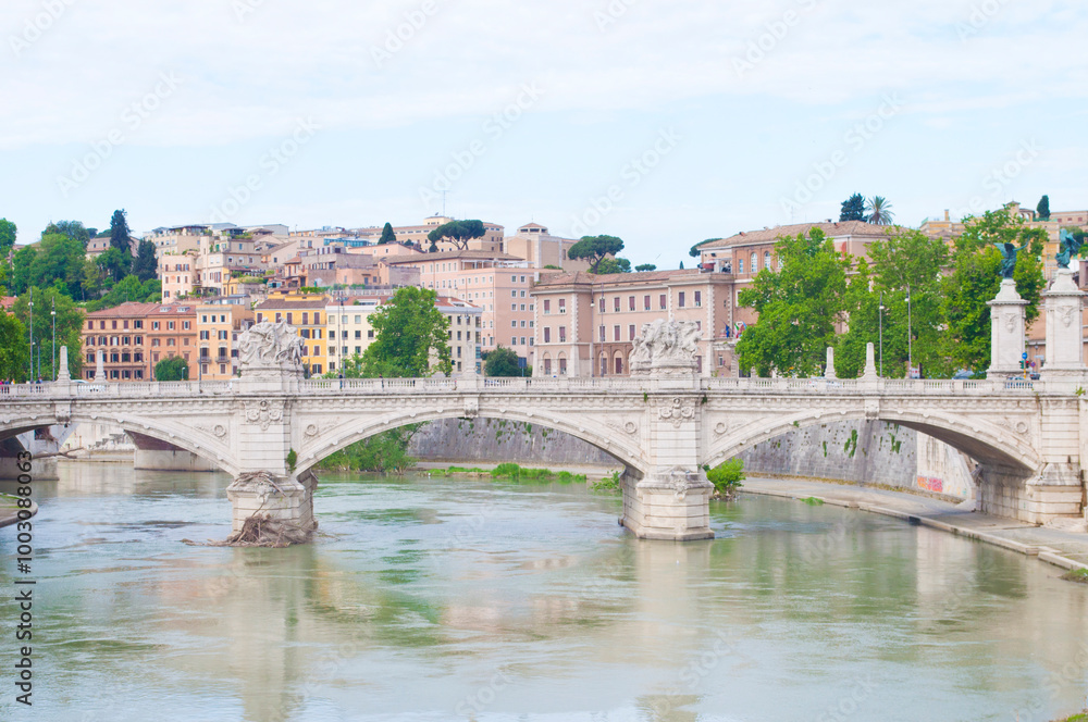 Obraz premium italy, Italian street, travel, Europe. street, wanderlust, street, architecture, city, old, buildings, narrow, road, italian, view, historic, tourism, ancient, Rome, Roma