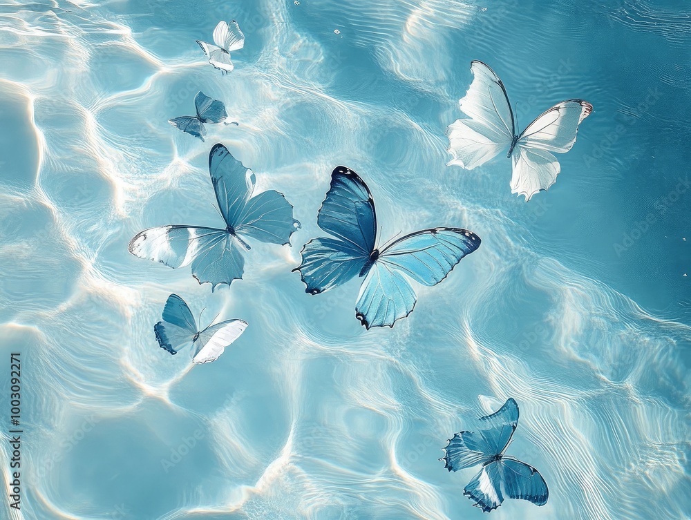 butterflies on the water butterflies on the water