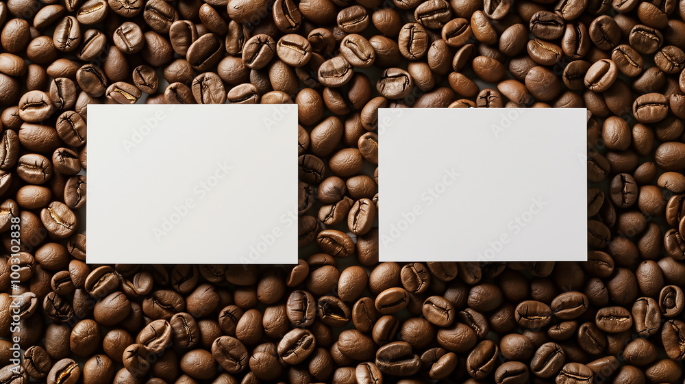Blank Card on Coffee Bean Background
Blank Card on Coffee Bean Background