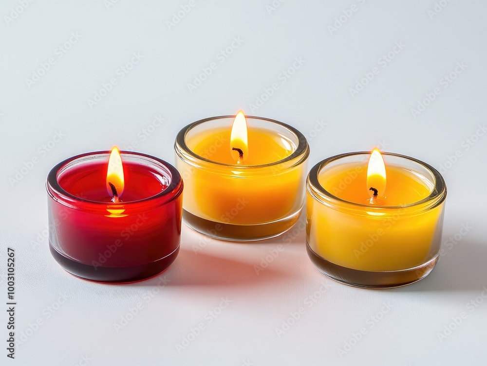 three burning candles three burning candles