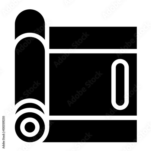 738-Yoga Mat Icon style photo