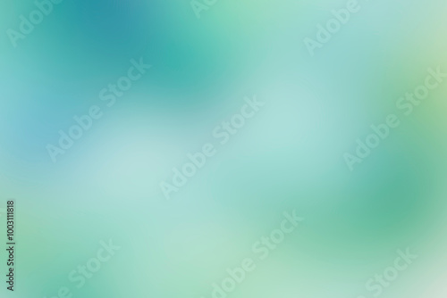 Pastel gradient abstract background in light blue and green shades with smooth transitions. For delicate design, digital art, presentation, backdrop, artistic application, advertising, social media