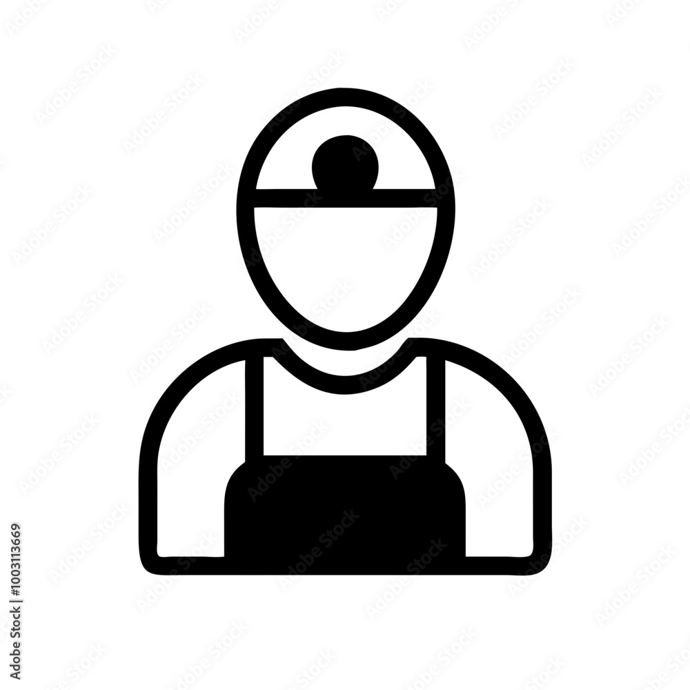Worker Vector Representing Labor Employment and Industry Concept Worker Vector Representing Labor Employment and Industry Concept
