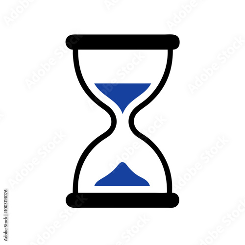  Hourglass Vector Symbolizing Time Management and Patience