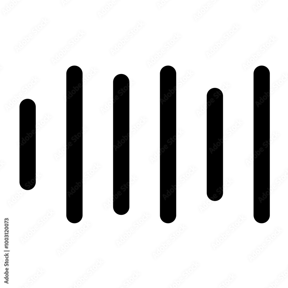 Wave Whisper vector icon style Wave Whisper vector icon style